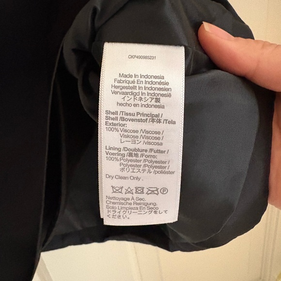 Madewell Satin Mini Black Skirt - Picture 7 of 11